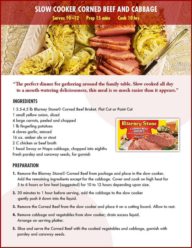 Blarney Stone Corned Beef WEB LP Recipe 